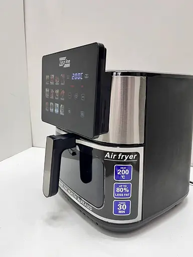 Аэрогриль Zepline ZP-00236 на 12л с сенсорным управлением на 2 ТЭНа 4200Вт Черный - фото 6