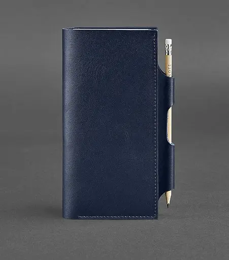 Кожаный тревел-кейс 3.0 Темно-синий - фото 1