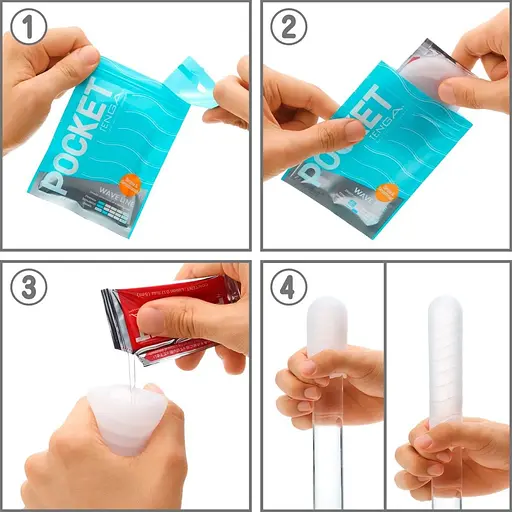 Мастурбатор Tenga Pocket Cold Spark (SO8066) (96203) - фото 4