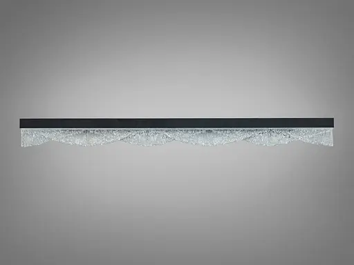 Настінний LED світильник Romin бра-планка чорний 20 Вт - фото 3