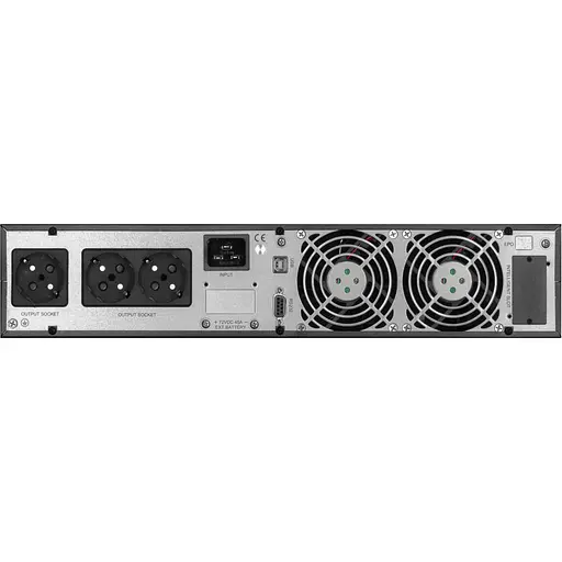 Источник бесперебойного питания 2E OD3000RT, 3000VA/2700W, RT2U, LCD, USB, 4xSchuko - фото 4