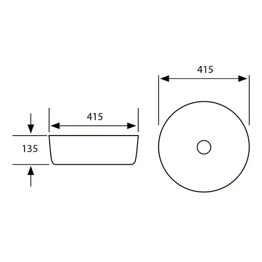 Умивальник Volle 35x35 13-01M-040, Білий - фото 5