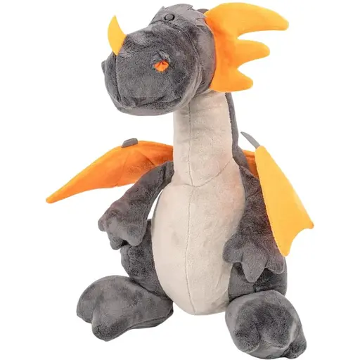М'яка іграшка Дракон Jingrongwanju JR52624 Сірий (2000990384317) - фото 1