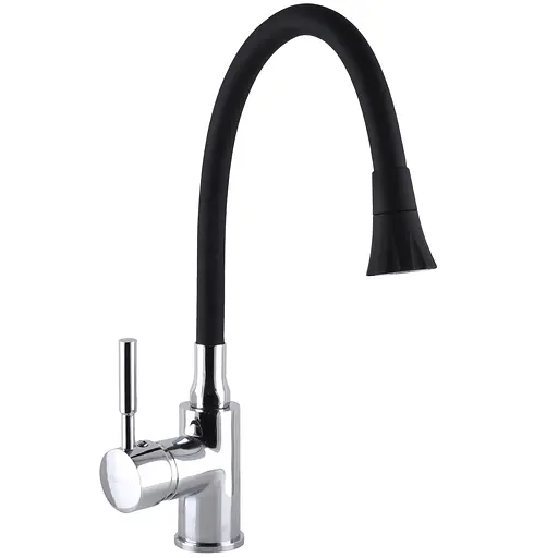 Змішувач для кухні Globus Lux Lazer GLLR-0203SA-B01 000025205 Чорний матовий - фото 1