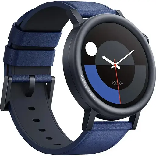 Smart Watch CMF by Nothing Watch Pro 2 (D398) Blue Metal body+ Leather strap Global - фото 3