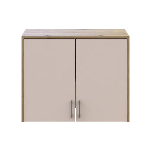 Антресоль высокая Doros Ронди Дуб Артизан/Кашемир 2 ДСП 82х52х65 (41516181) - фото 3