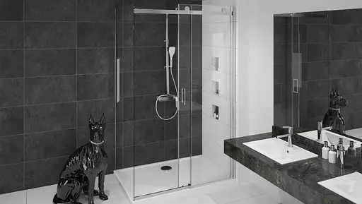 Душевая кабина Rea Nixon 90x120 P chrome REA-K5011 + REA-K5003, Правая, прозрачная, хром - фото 2