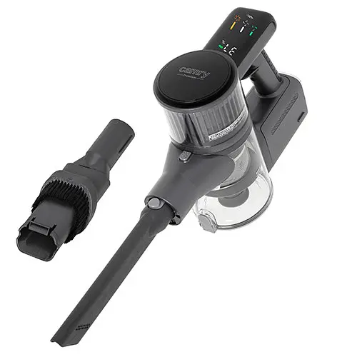 Пилосос вертикальний акумуляторний Camry CR 7063 400 Вт 31 000 Па до 100 хв роботи 2 акумулятори LCD-дисплей контейнер 0,6 л - фото 9