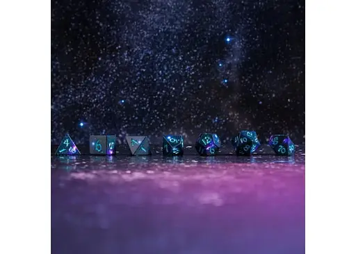 Набір кубиків Full Art Dice Set: Stardust , 7 шт. (SWSPGALA) - фото 3