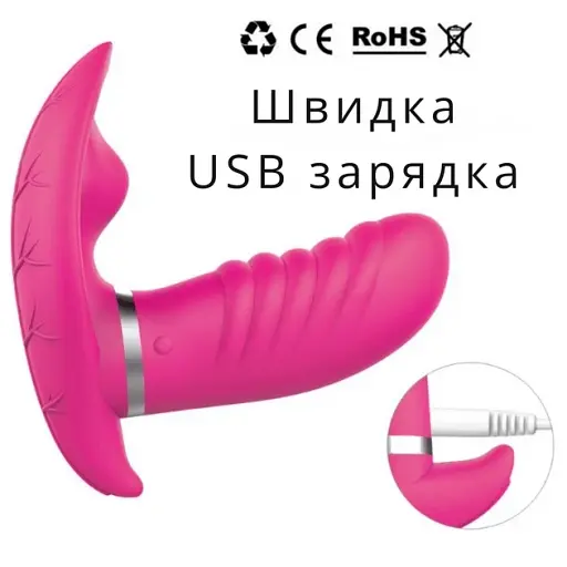 Вибратор I’MCUM Secret Leaf 10 режимов стимуляции Розовый (IM-KCD223) - фото 6