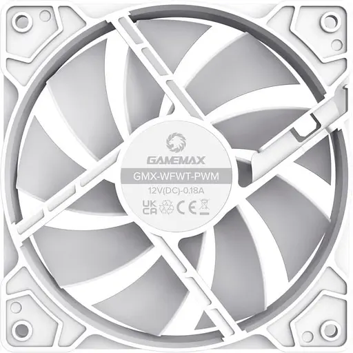 Вентилятор GameMax GMX-WFWT-PWM White (GMX-WFWT-PWM) - фото 6