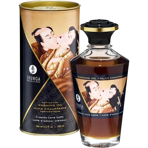 Масажна олія Shunga Aphrodisiac Warming Oil кава, 100 мл