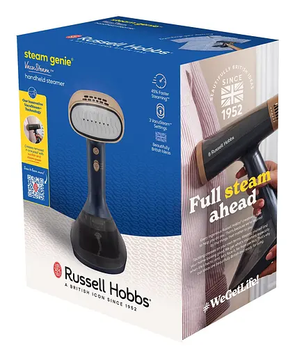 Отпариватель Russell Hobbs Genie VacuSteam синий 1800 Вт (28550-56) - фото 12