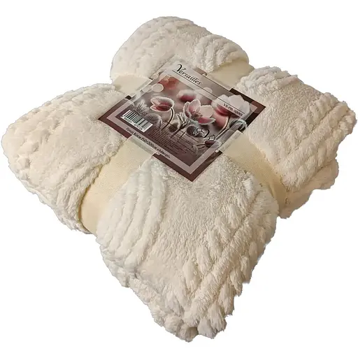 Плед коси Versailles Айворі 200х220 см VS-PB-4400I (147974) - фото 2