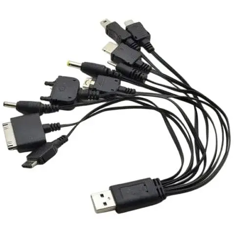 Usb-кабель з перехідниками 10 в 1