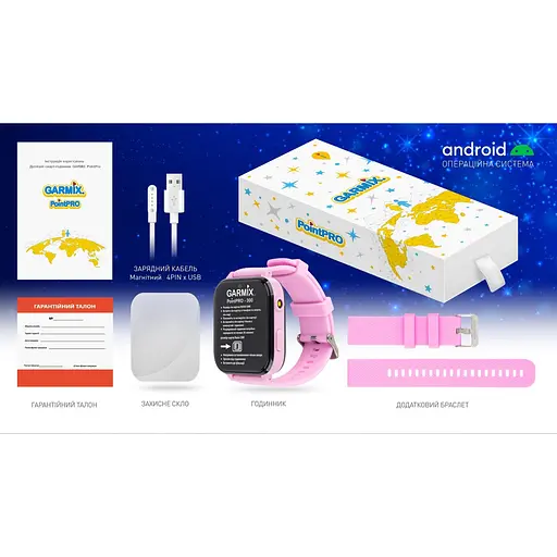 Детские смарт-часы Garmix PointPRO-300 4G/GPS/WiFi Purple - фото 4