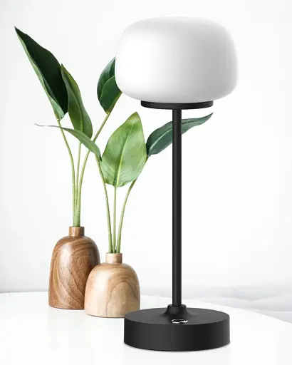 Настольная лампа с аккумулятором Goldlux 329875 Rimini LED 1x1,8W 2700K 150Lm IP20 черная - фото 2