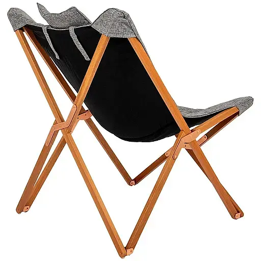 Стул раскладной Bo-Camp Bloomsbury L Grey (1200370) - фото 8