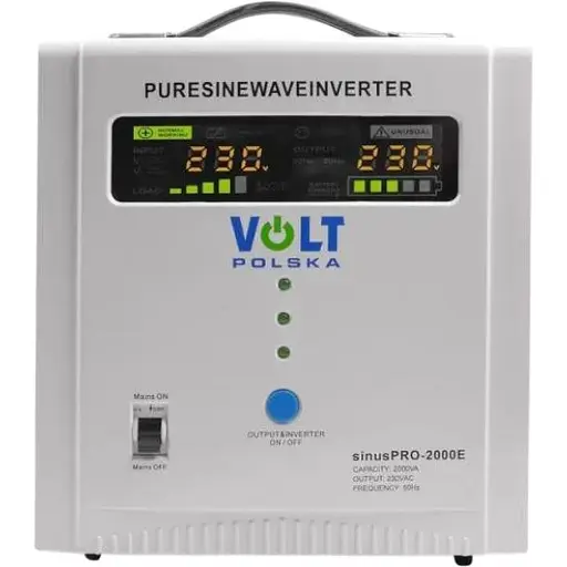 Лінійно-інтерактивний ДБЖ Volt Polska SINUS PRO 2000E 12/230V (1250/2000W)