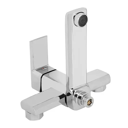 Змішувач для ванни Lidz Dozorca 0051 з поворотним виливом (з душовим гарнітуром) (k35) LDDOZ0051CRM45404 Chrome - фото 5