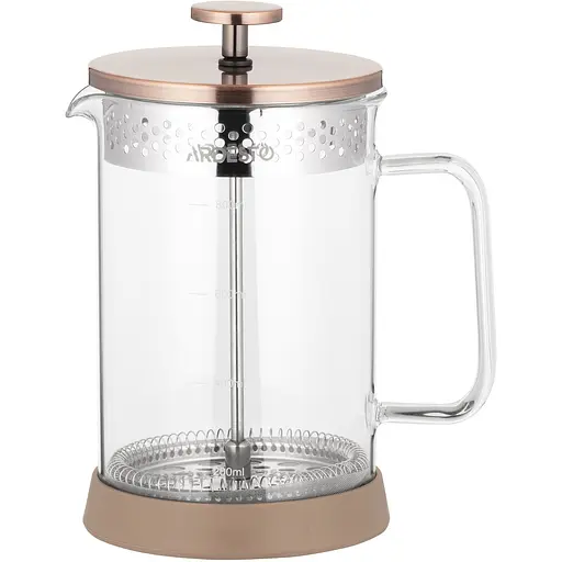 Френч-пресс Ardesto Gemini 800 мл нержавеющая сталь стекло