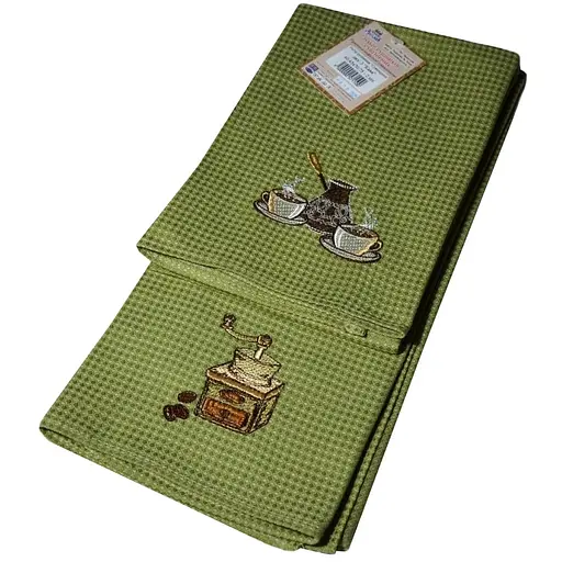 Набір рушників Ярослав Сувенірні №3 Кава 45х75 см 2 шт. (57110) - фото 2