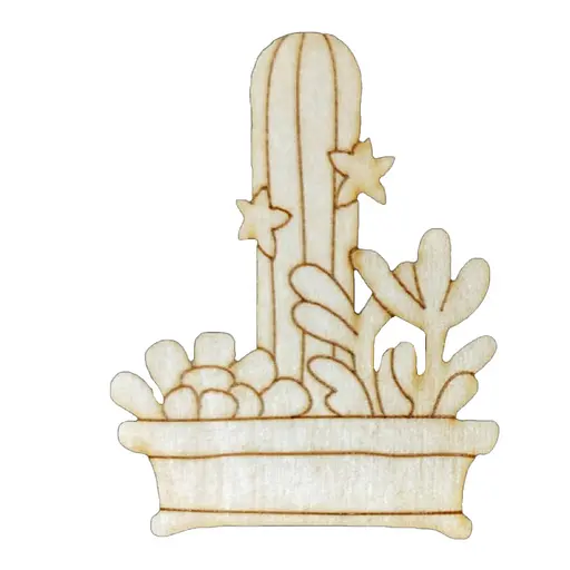 Набір дитячої творчості Розпис по дереву "Магніти-кактуси" РД-009 - фото 4