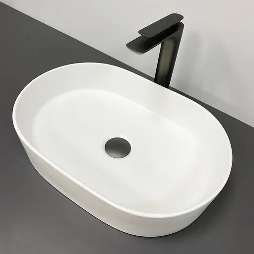 Умивальник VBI Verona 50 white matt накладний VBI-011320, Білий матовий - фото 2