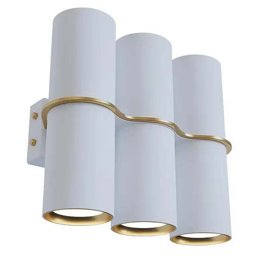 Настінне бра BINO 6S, PikArt арт. 28688 Золотистий/білий - фото 1