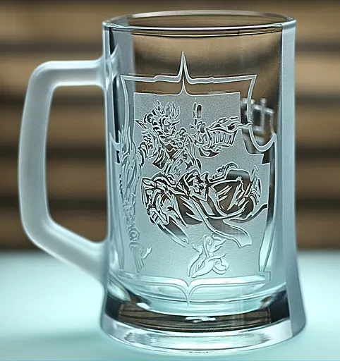 Пивний келих 660 мл League of Legends з гравіюванням кружка для фаната LoL  Геймерський подарунок ліга легенд - фото 1