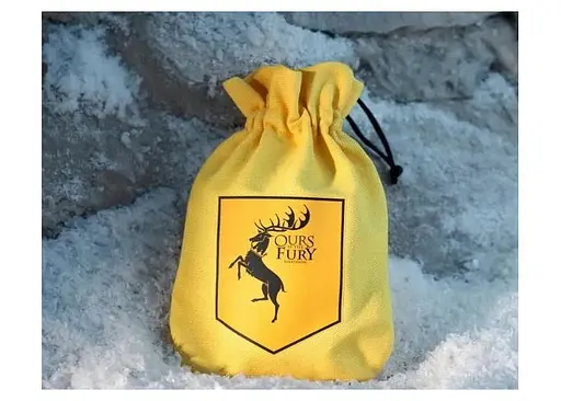 Мішечок для кубиків Q-Workshop Game of Thrones. Baratheon Dice Pouch (GOT/POU/00190166/2025/4/W) - фото 2
