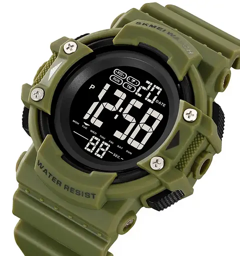 Годинник чоловічий спортивний наручний Skmei 2195 (Зелений) - фото 2