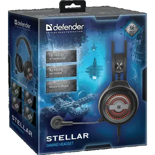 Наушники Defender Stellar Black (64520) - фото 6