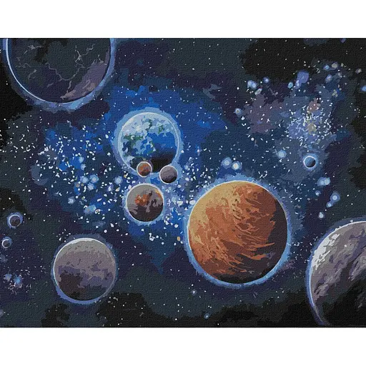 Картина за номерами "Таємниці світів" ©Світлана Теренчук KHO9551 40х50 см Ideyka