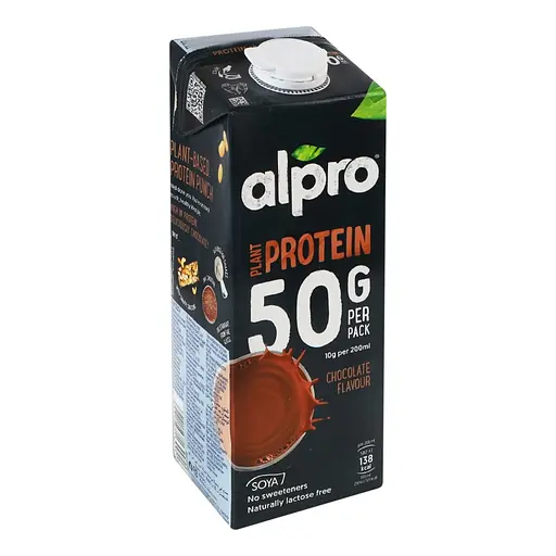 Напій соєвий Alpro Chocolate flavour Plant Protein 1 л - фото 2