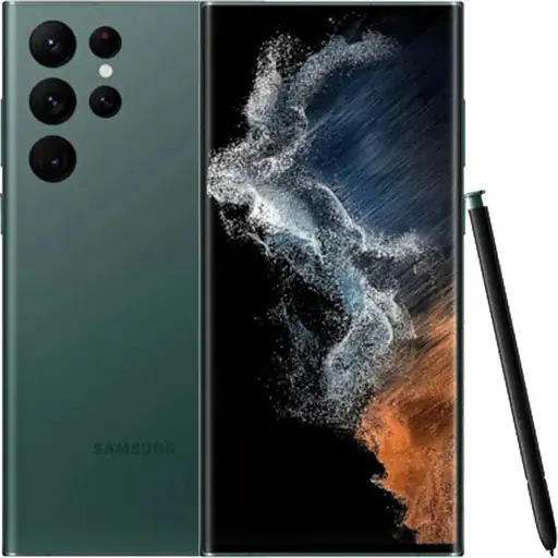 Смартфон Samsung Galaxy S22 Ultra 12/256GB Green (S908B/DS) [NFC, 2 SIM/1 SIM + eSIM]