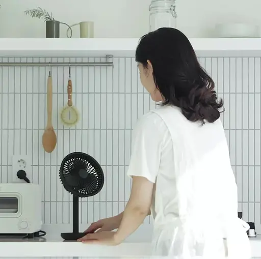 Вентилятор портативный Solove Stand Fan F5 черный - фото 2