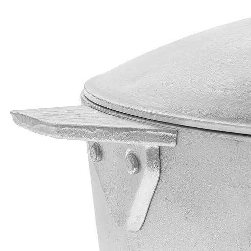 Каструля алюмінієва із кришкою 4 л, Полімет Сірий 84060 - фото 7