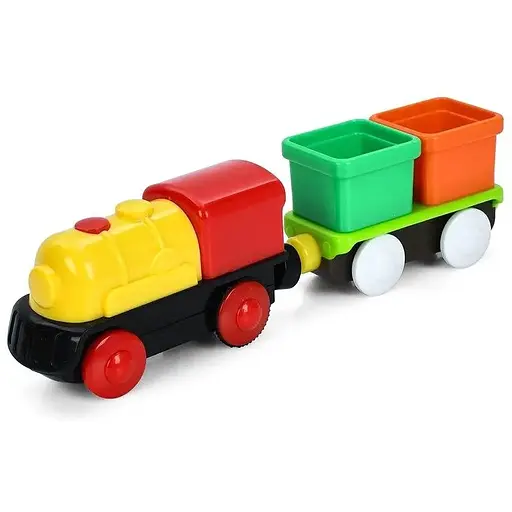 Залізниця 3805B 2 в 1 Ферма з EVA килимком-пазлом 43 деталі 1 вагон різнокольорова - фото 2