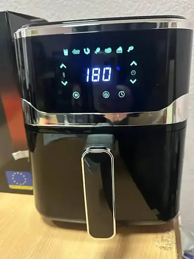 Аэрофритюрница безмасляная Crownberg CB-5547 5л электрическая с сенсорным управлением 1400Вт - фото 7