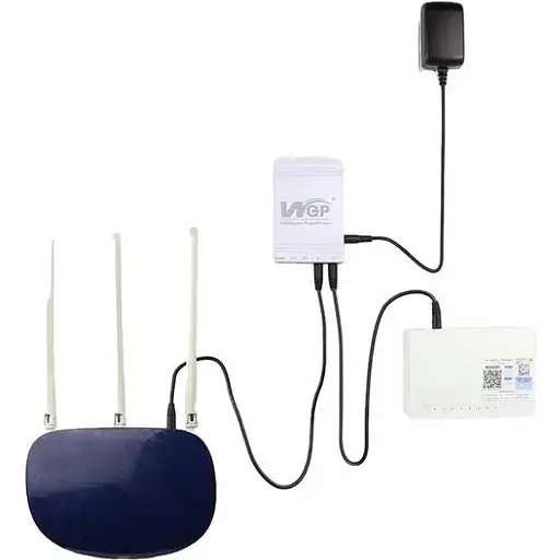 Источник бесперебойного питания (ИБП) для роутера WGP Mini UPS 103 White - фото 5