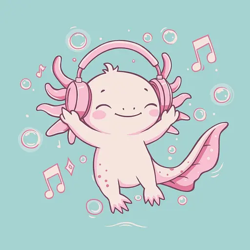 Картина за номерами Art Craft Аксалотль у ритмі музики 30х30 см (15618-AC) - фото 2