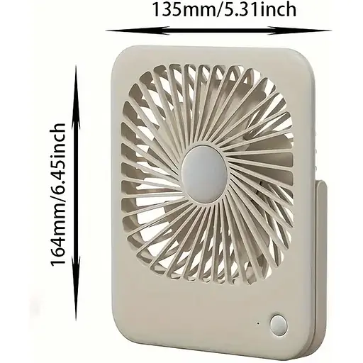 Портативный вентилятор DK L-02 White [136004] - фото 3