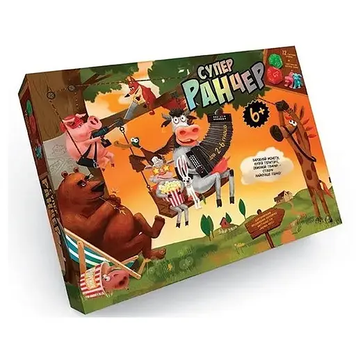 Настольная игра Danko Toys Супер Ранчер (укр.) (G-SR-01-01U) - фото 1