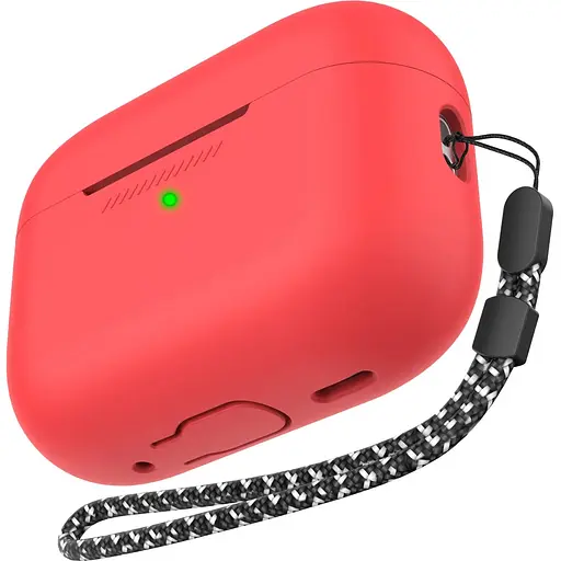Чехол AhaStyle Colorful Silicone Case для AirPods Pro 2 Red (CP-187-2-C-RD) [133843]