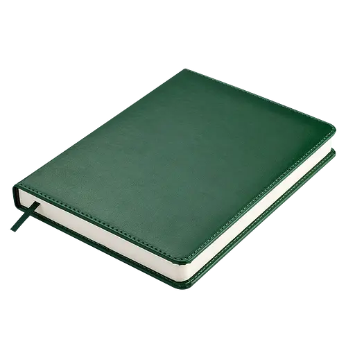 Щоденник недатований Buromax Prime A5 штучна шкіра/поролон 336 сторінок зелений (BM.20380-04) - фото 4
