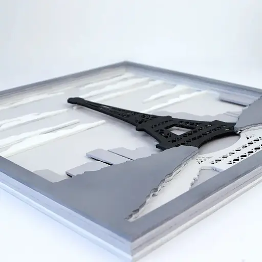 Набір картина 3D Rosa Talent Париж МДФ ґрунтоване 6 шарів 30х30 см - фото 2