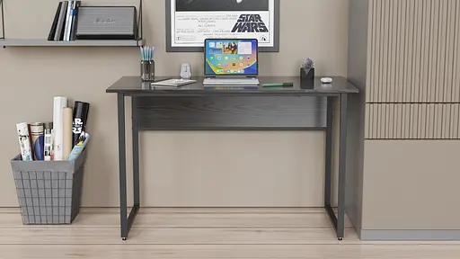 Компьютерный стол Коди 75x120x60 черный ДСП Сосна Кембра 16мм FRD-103745