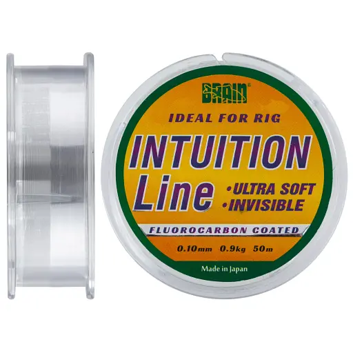 Волосінь Brain Intuition 50 м 0.10 мм 0.35 0.9 кг 1.9 lb  clear