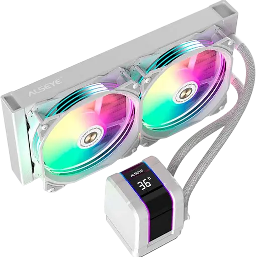 Водное охлаждение Alseye M240-PLUS-W II ARGB White (AS.02.01.0030) - фото 2